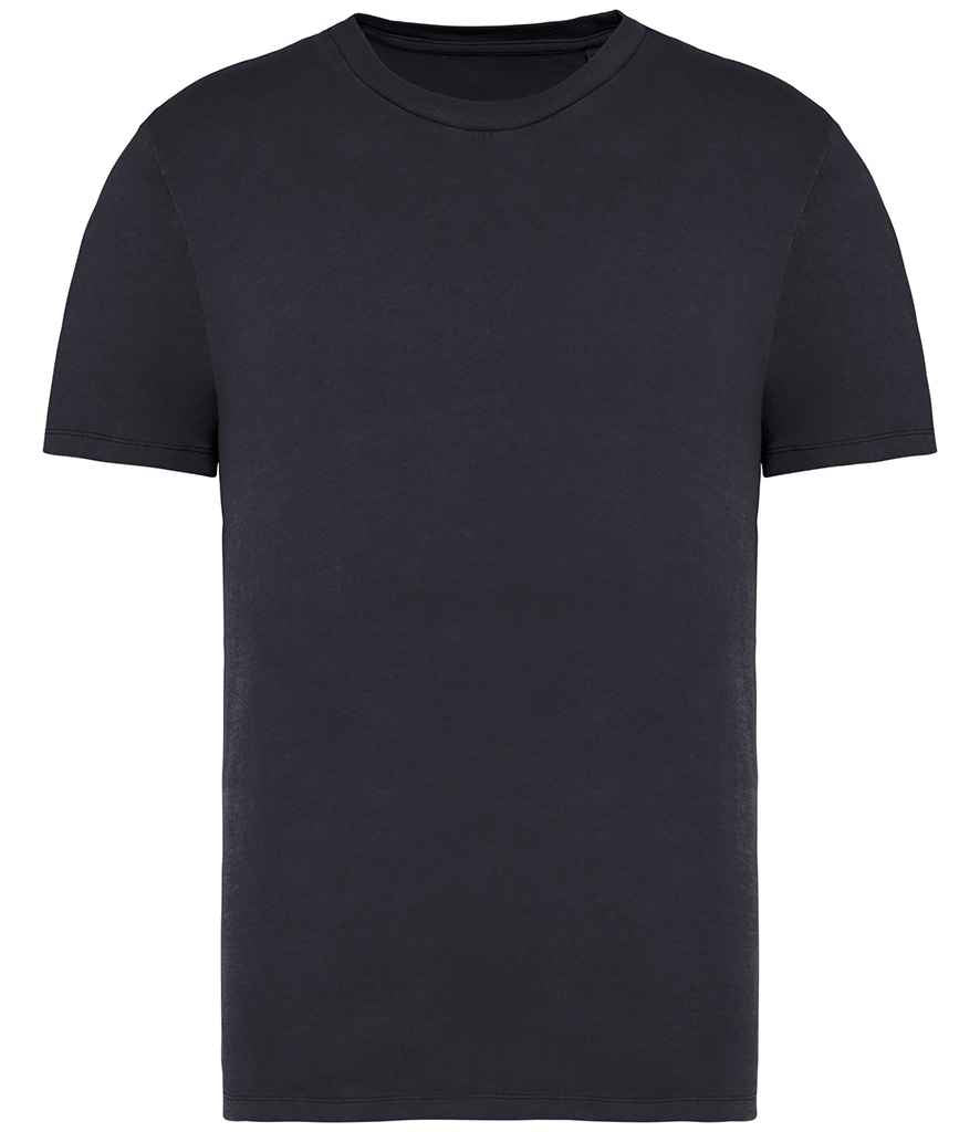 Native Spirit Unisex Faded T-Shirt in Washed Coal Grey
