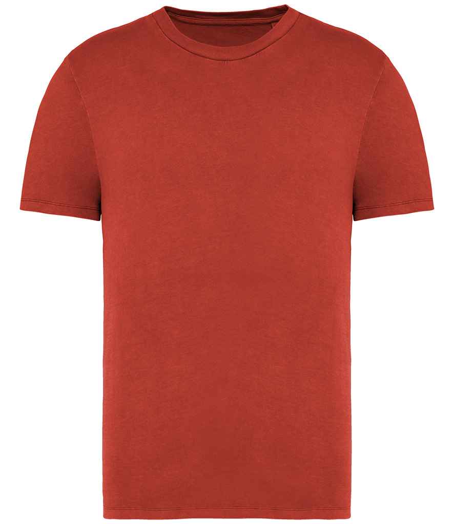 Native Spirit Unisex Faded T-Shirt in Washed Paprika