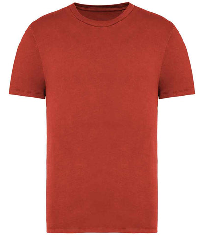 Native Spirit Unisex Faded T-Shirt in Washed Paprika