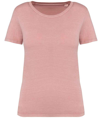 Native Spirit Ladies Faded T-Shirt in Washed Petal Rose