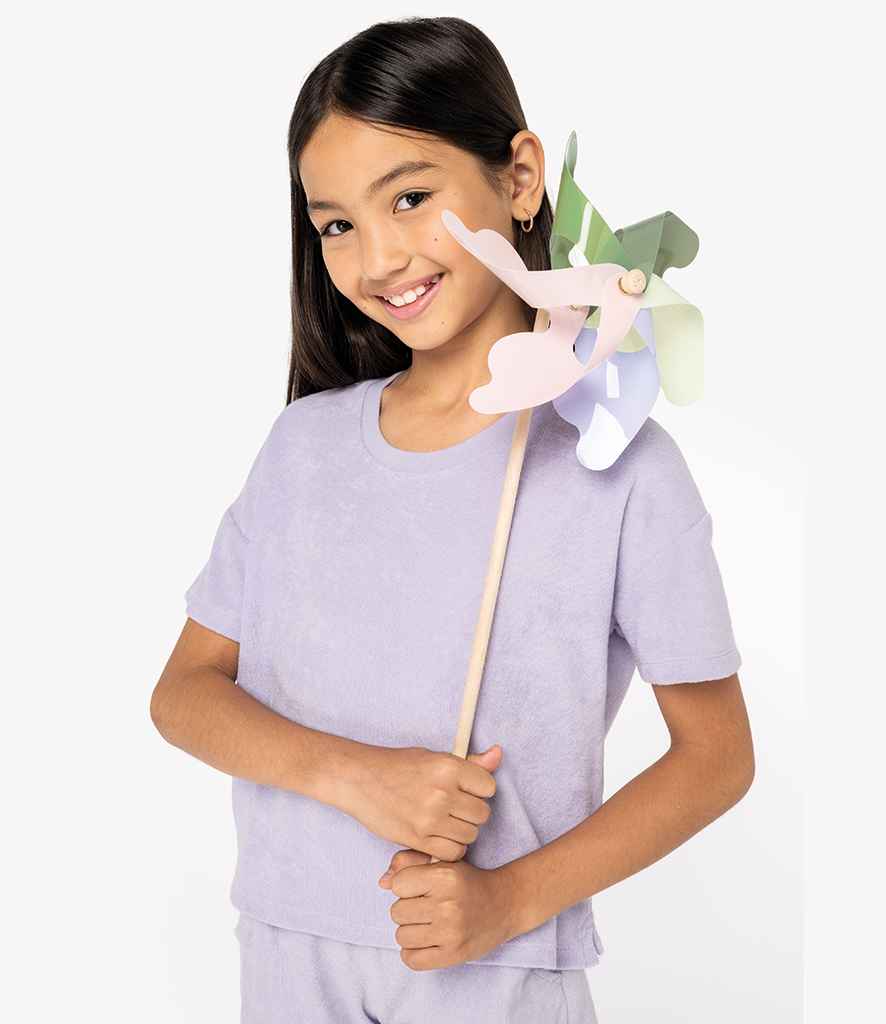 Native Spirit Kids Terry Towel T-Shirt - Parma