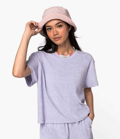 Native Spirit Ladies Terry Towel T-Shirt - Parma