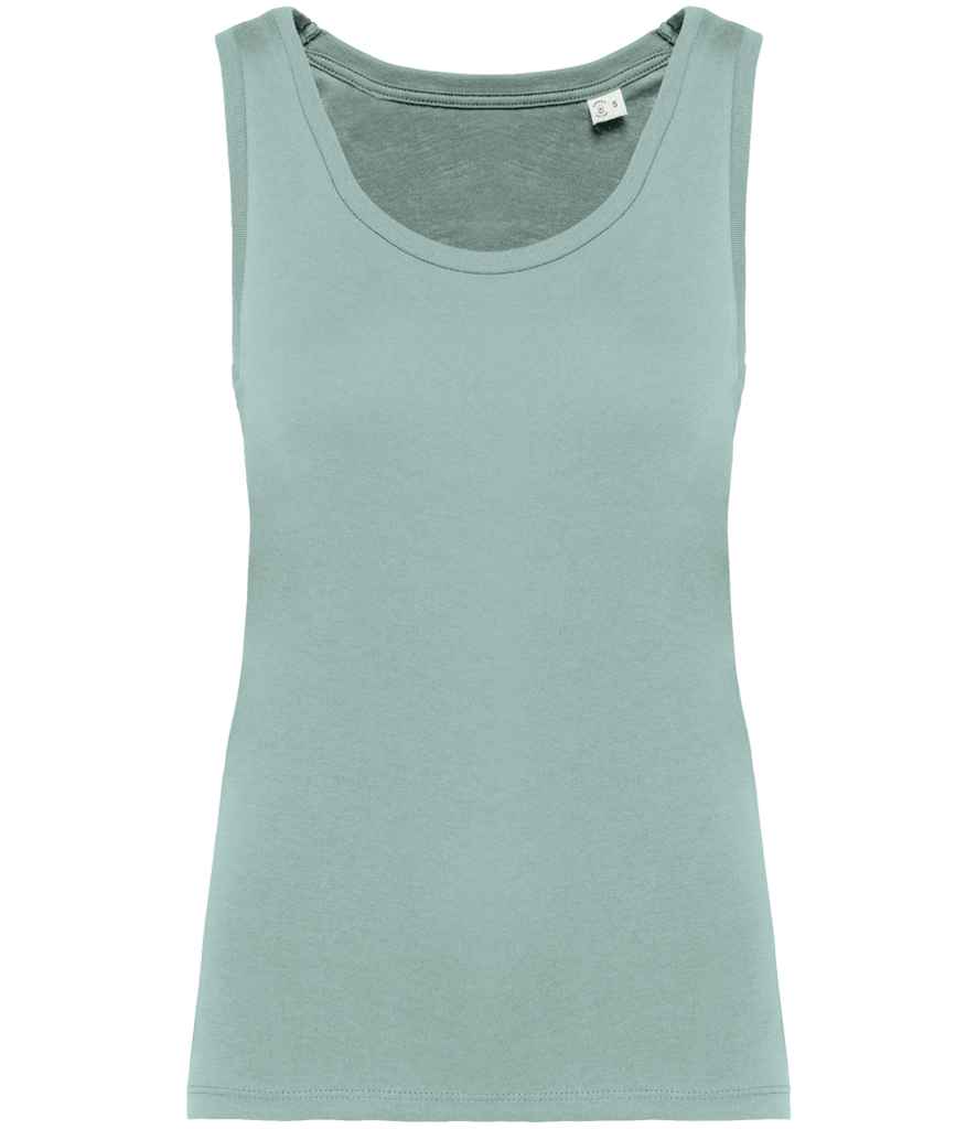 Native Spirit Ladies Tank Top in Jade Green