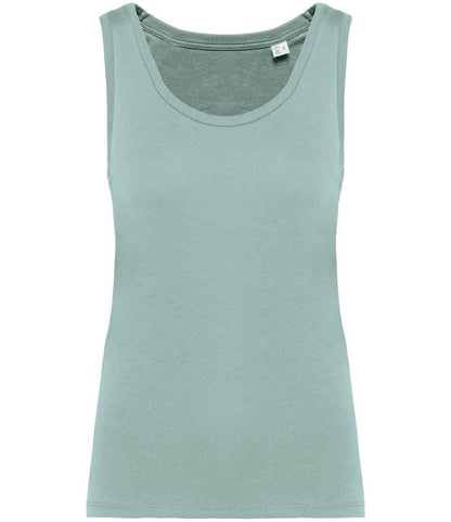 Native Spirit Ladies Tank Top in Jade Green