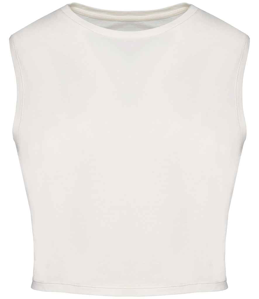 Native Spirit Ladies Cropped Tank Top in Washed Ivory