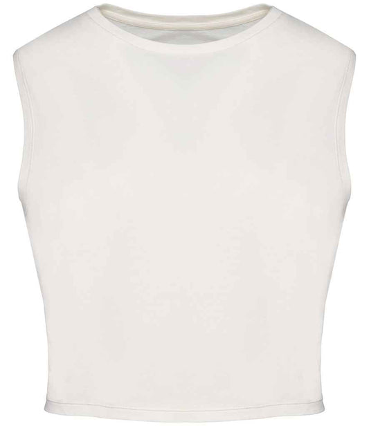 Native Spirit Ladies Cropped Tank Top in Washed Ivory