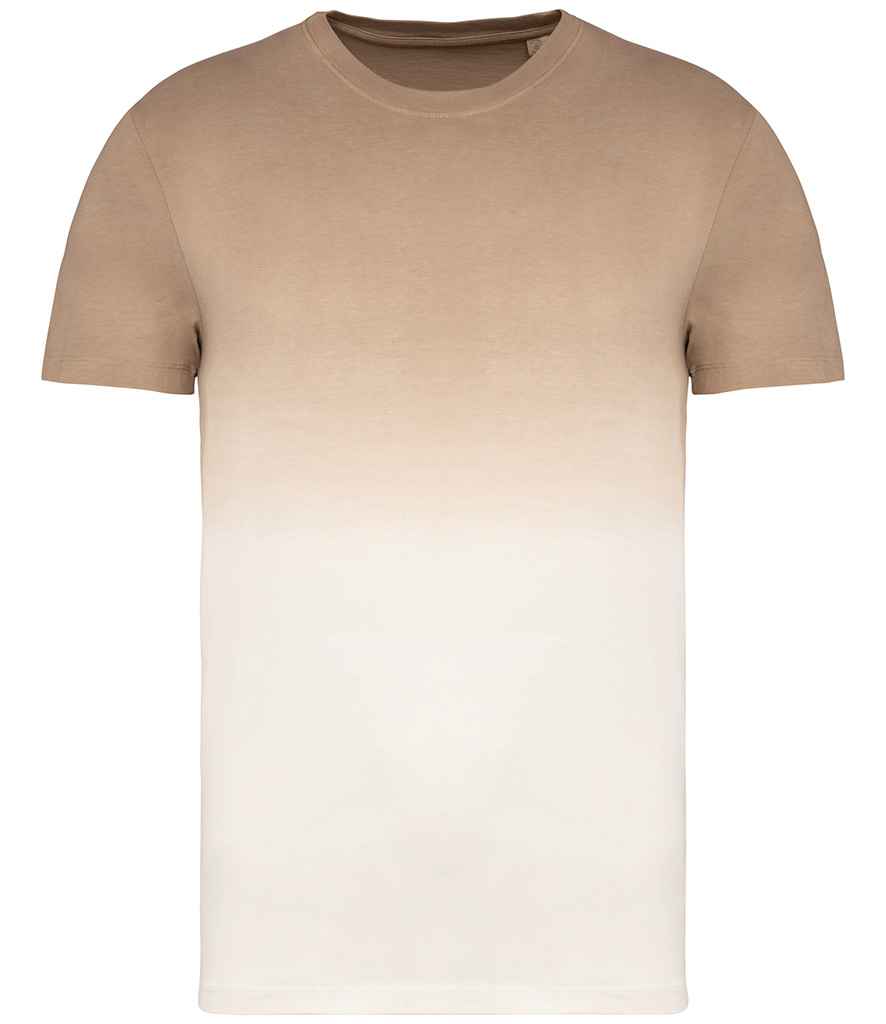 Native Spirit Unisex Dip Dye T-Shirt in Dip Dye Wet Sand