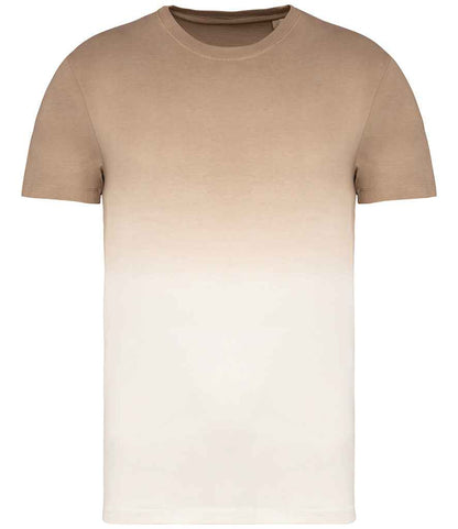 Native Spirit Unisex Dip Dye T-Shirt in Dip Dye Wet Sand