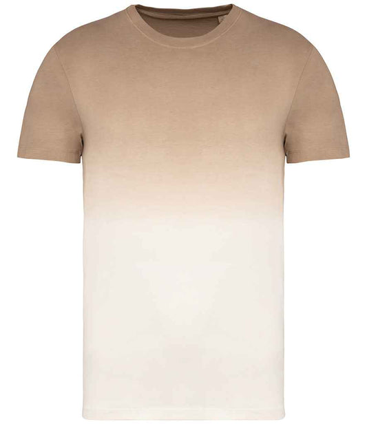 Native Spirit Unisex Dip Dye T-Shirt in Dip Dye Wet Sand