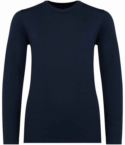 Native Spirit Kids Long Sleeve T-Shirt in Navy
