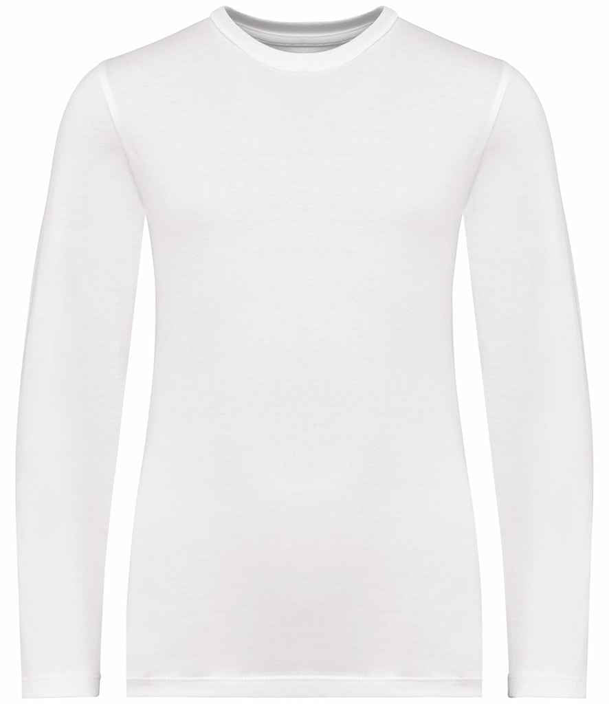 Native Spirit Kids Long Sleeve T-Shirt in White