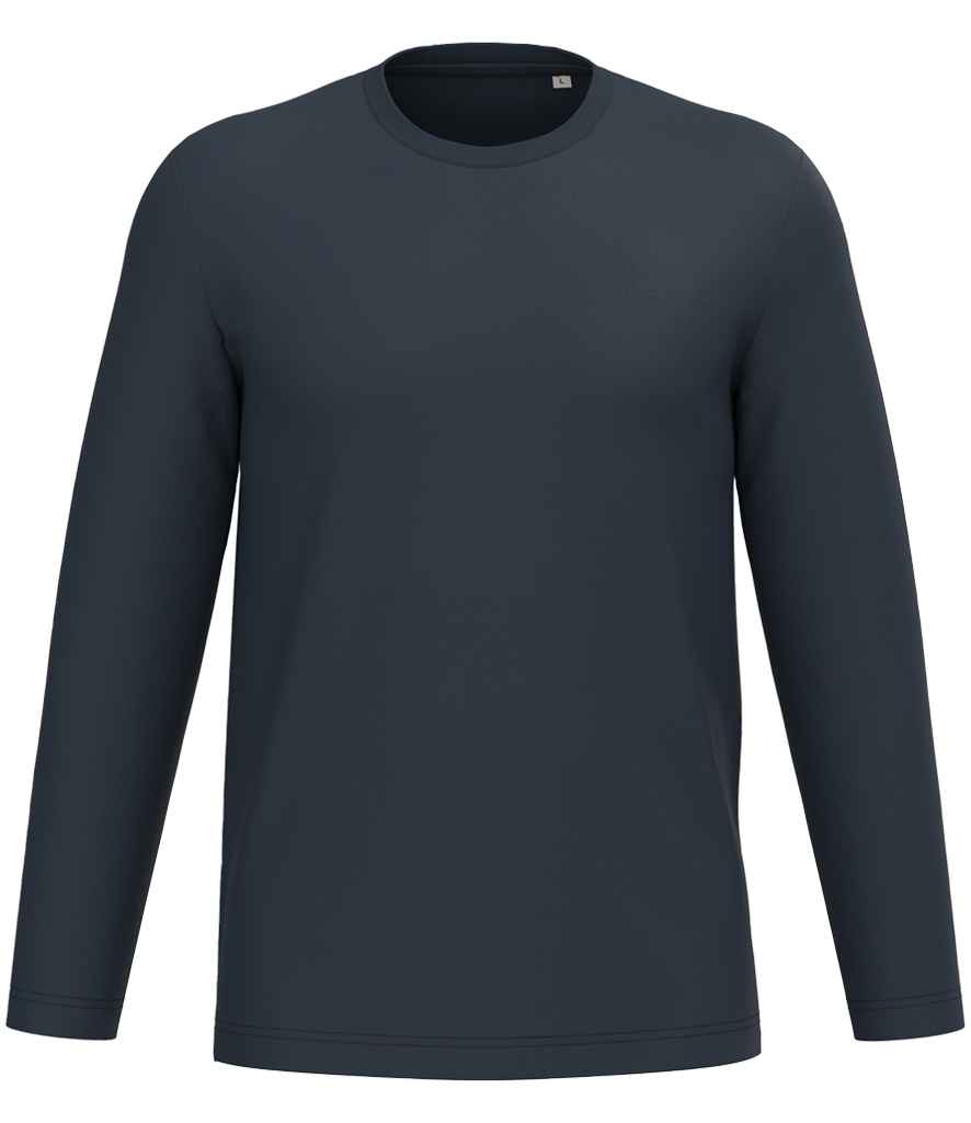 Native Spirit Unisex Long Sleeve T-Shirt in Navy
