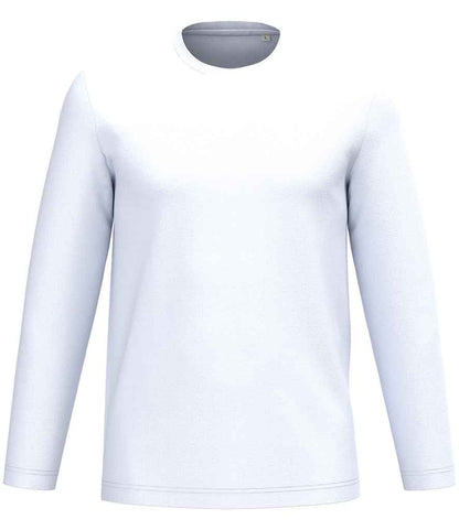 Native Spirit Unisex Long Sleeve T-Shirt in White