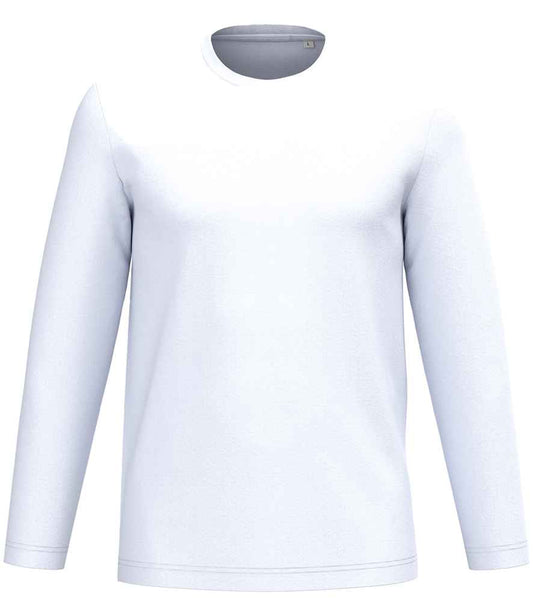 Native Spirit Unisex Long Sleeve T-Shirt in White