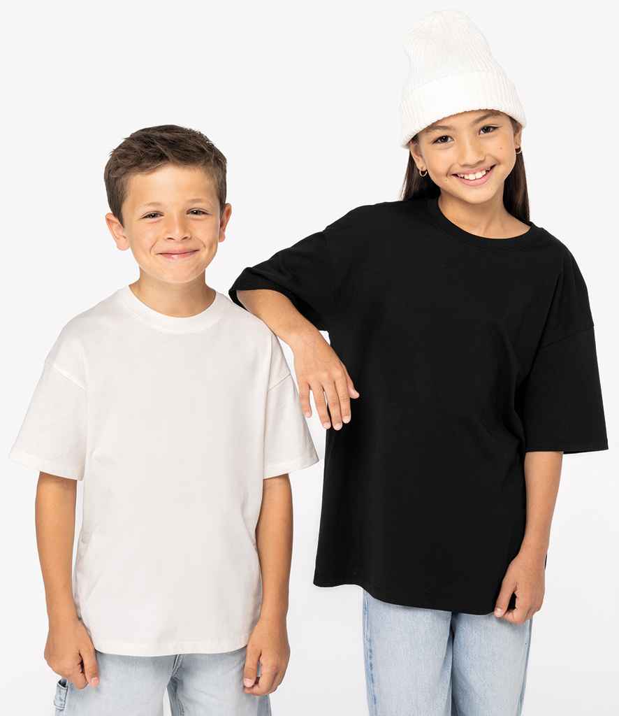 Native Spirit Kids Oversized T-Shirt - Black