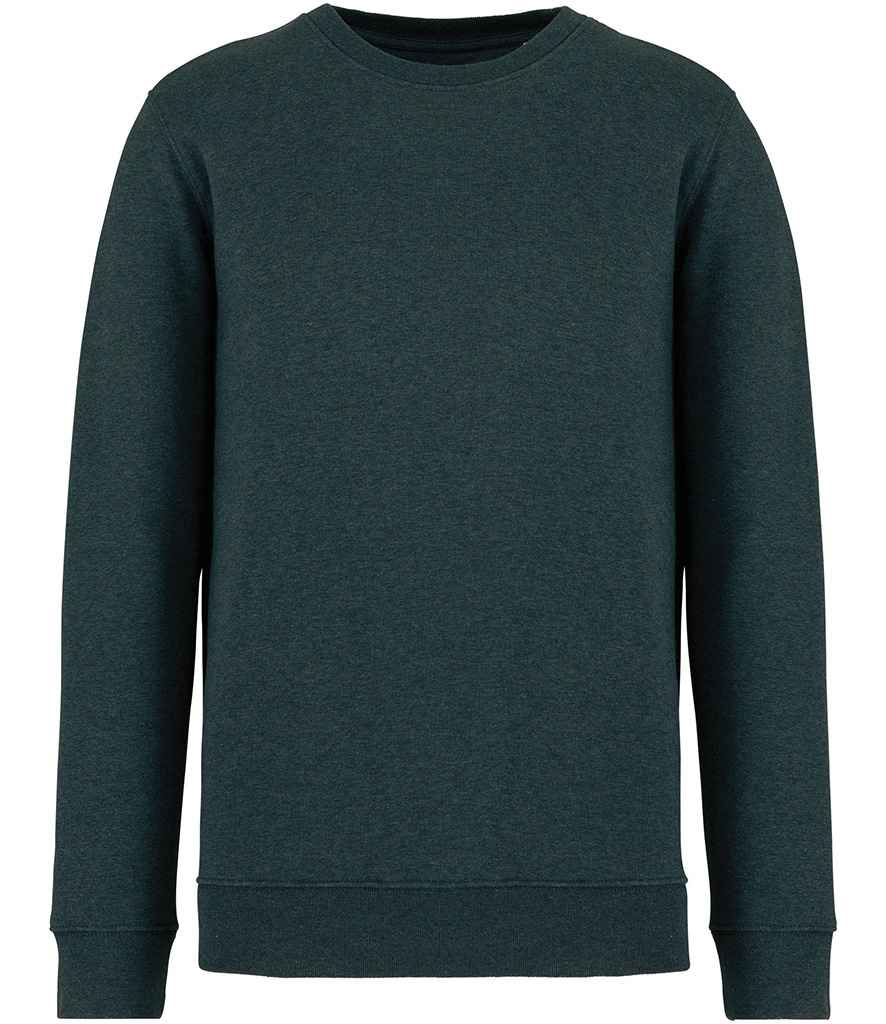 Native Spirit Unisex Crew Neck Sweatshirt in Amazon Green Heather