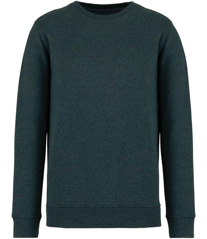 Native Spirit Unisex Crew Neck Sweatshirt in Amazon Green Heather