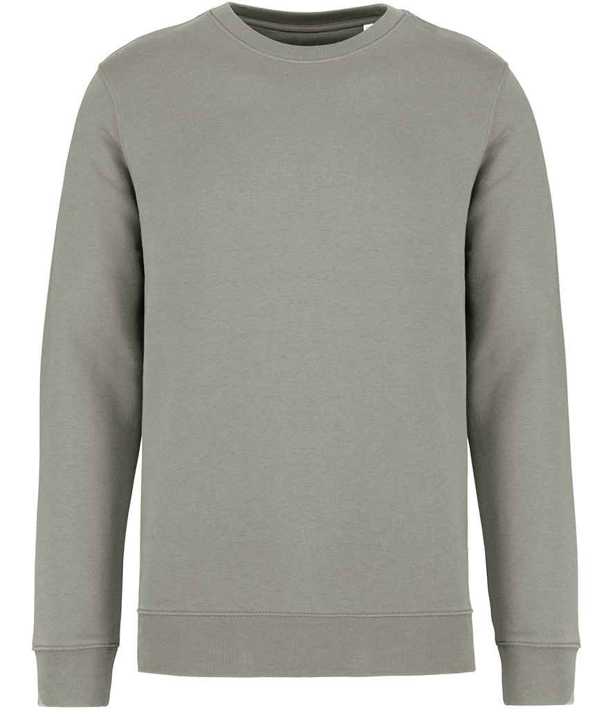 Native Spirit Unisex Crew Neck Sweatshirt in Almond Green