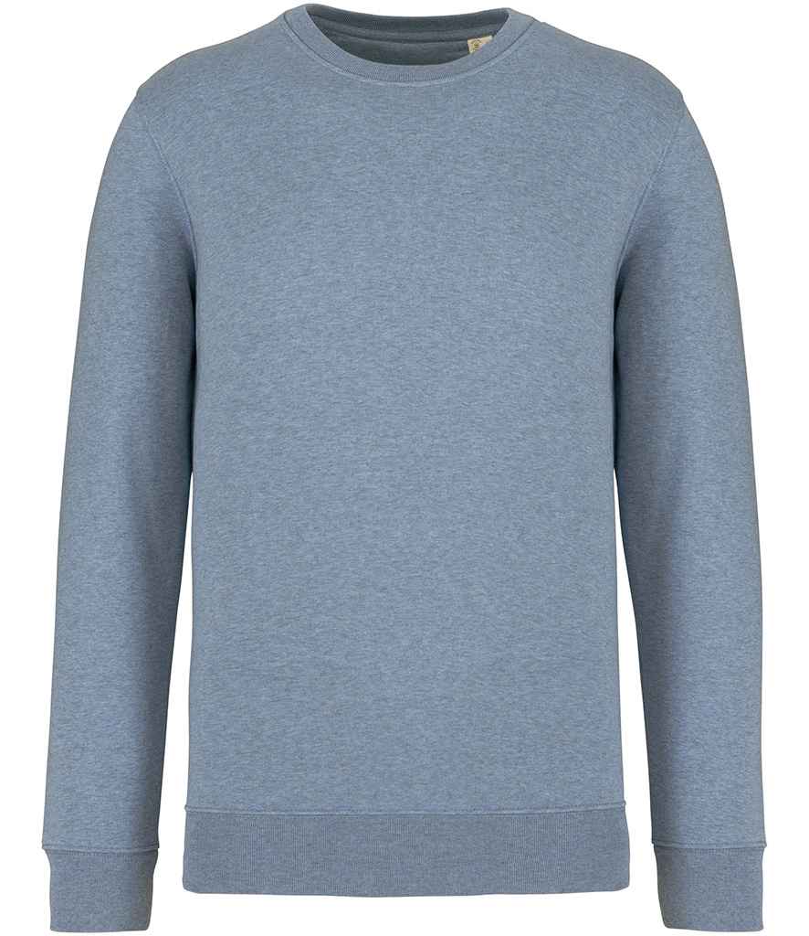 Native Spirit Unisex Crew Neck Sweatshirt in Cool Blue Heather