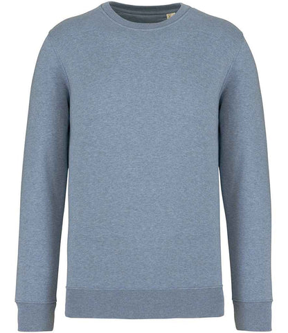 Native Spirit Unisex Crew Neck Sweatshirt in Cool Blue Heather