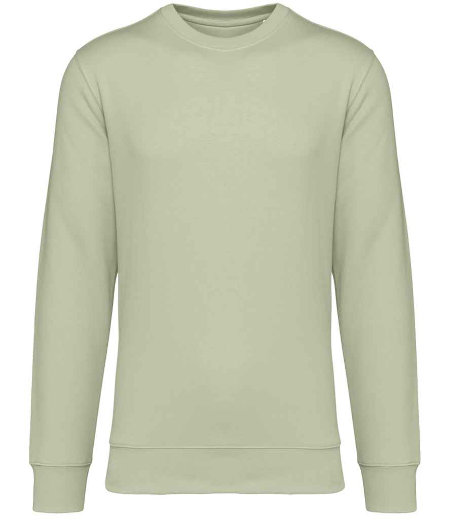 Native Spirit Unisex Crew Neck Sweatshirt in Celadon Green