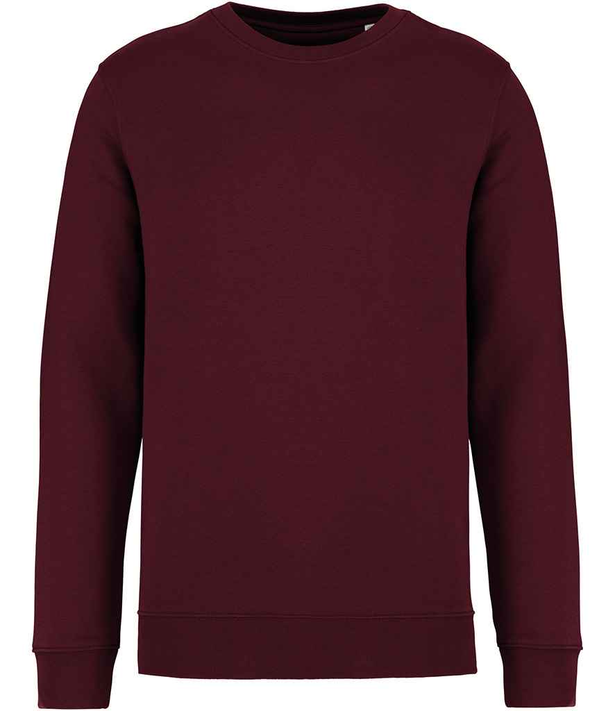 Native Spirit Unisex Crew Neck Sweatshirt in Dark Cherry