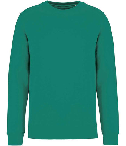 Native Spirit Unisex Crew Neck Sweatshirt in Gemstone Green