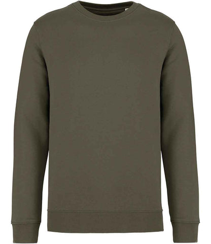 Native Spirit Unisex Crew Neck Sweatshirt in Organic Khaki