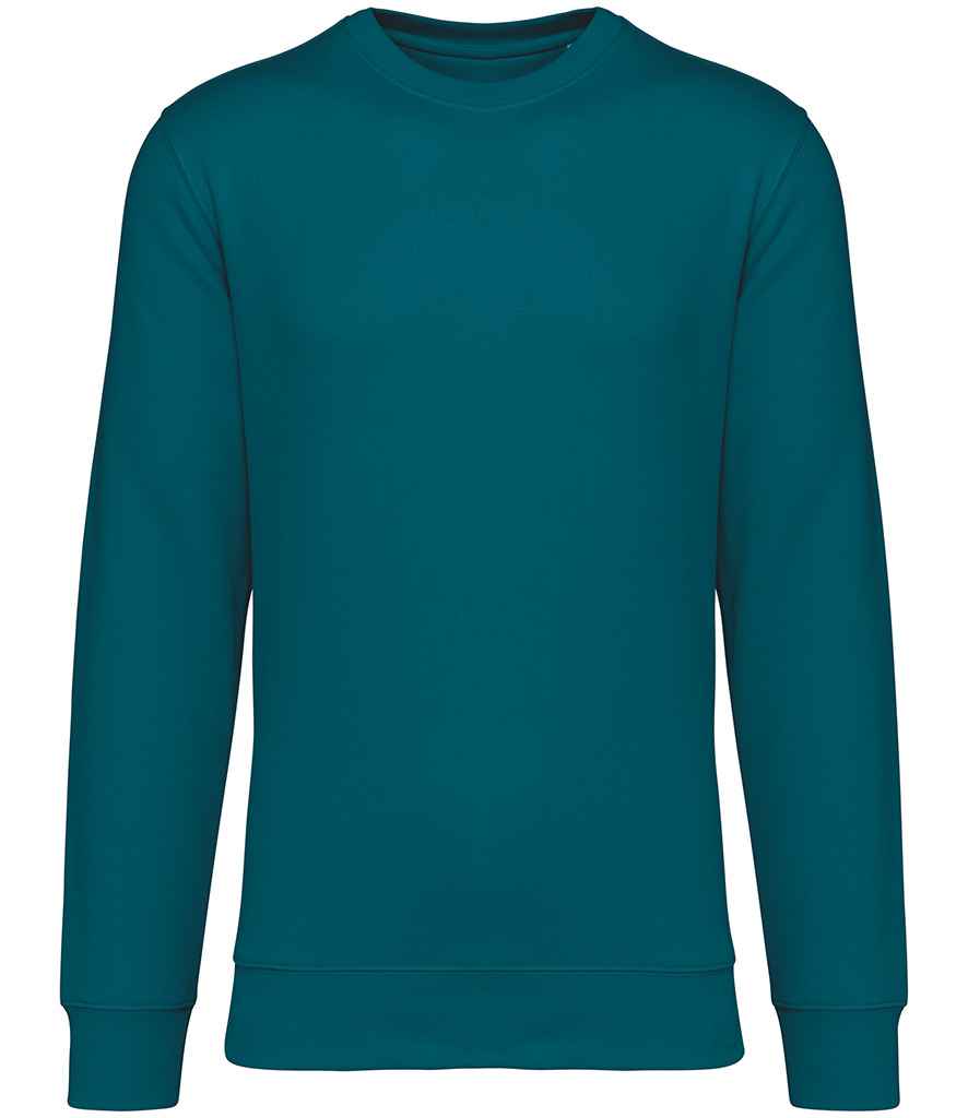 Native Spirit Unisex Crew Neck Sweatshirt in Peacock Green