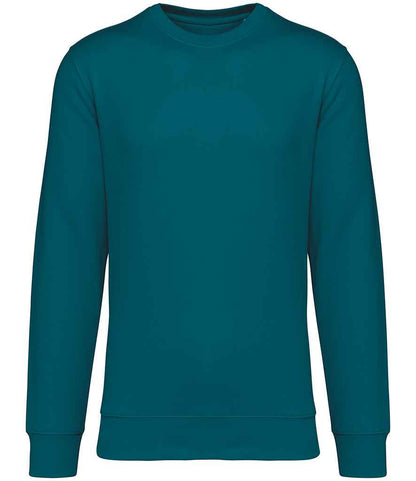 Native Spirit Unisex Crew Neck Sweatshirt in Peacock Green
