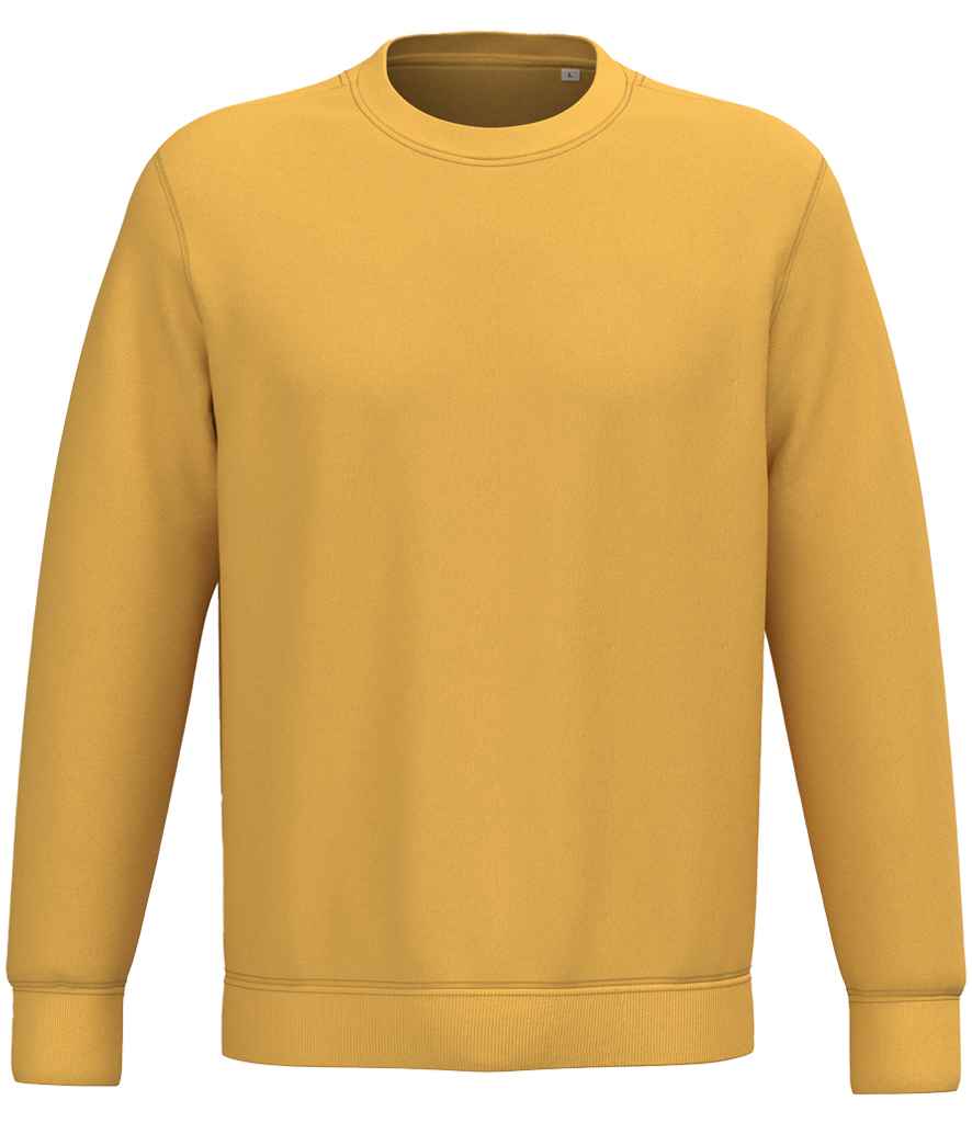Native Spirit Unisex Crew Neck Sweatshirt in Sun Yellow