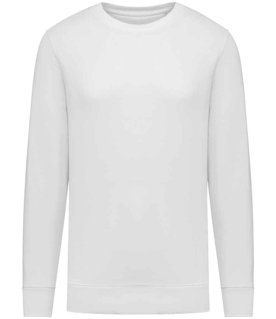 Native Spirit Unisex Crew Neck Sweatshirt in White