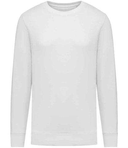Native Spirit Unisex Crew Neck Sweatshirt in White