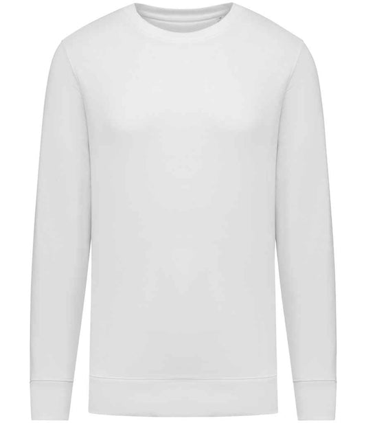 Native Spirit Unisex Crew Neck Sweatshirt in White