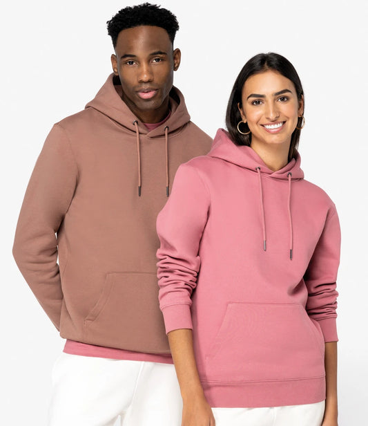Native Spirit Unisex Heavyweight Hooded Sweatshirt - Antique Rose - Model