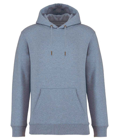 Native Spirit Unisex Heavyweight Hooded Sweatshirt in Cool Blue Heather