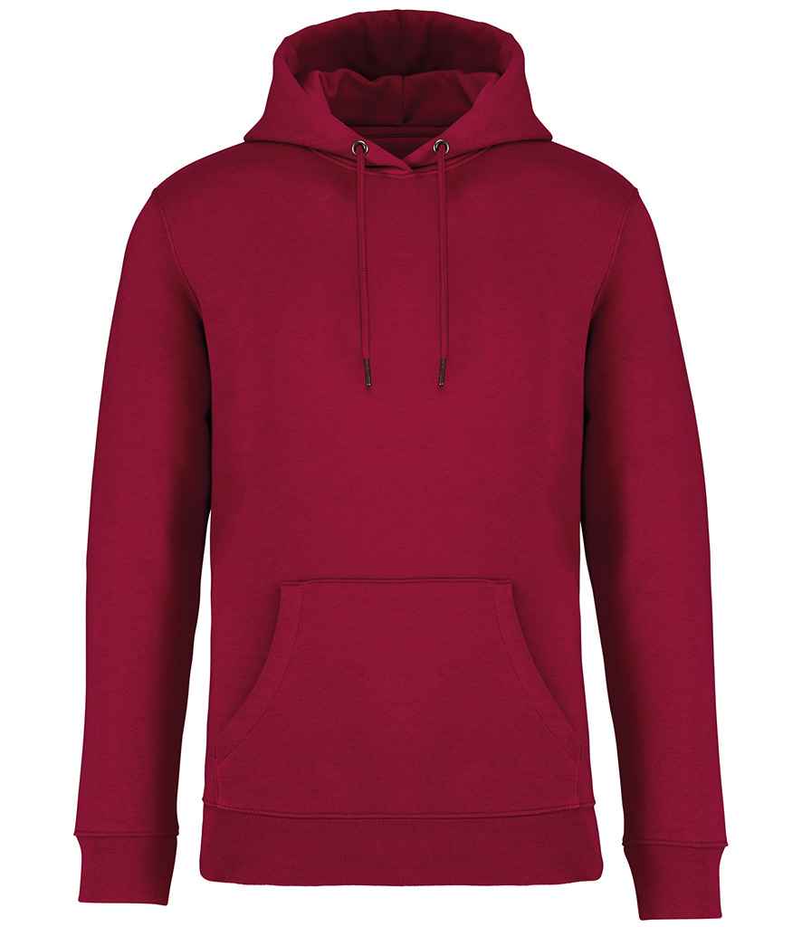 Native Spirit Unisex Heavyweight Hooded Sweatshirt in Hibiscus Red