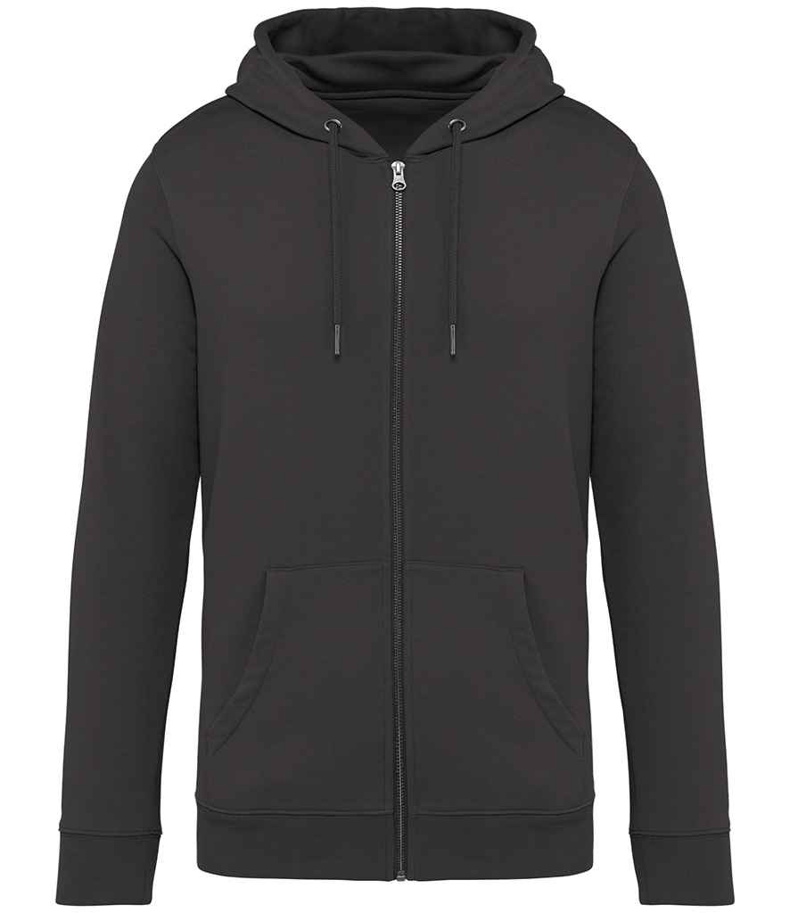 Native Spirit Unisex Full Zip Hoodie in Iron Grey