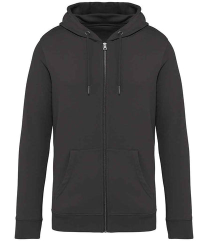 Native Spirit Unisex Full Zip Hoodie in Iron Grey