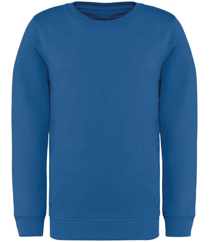 Native Spirit Kids Crew Neck Sweatshirt in Sea Blue