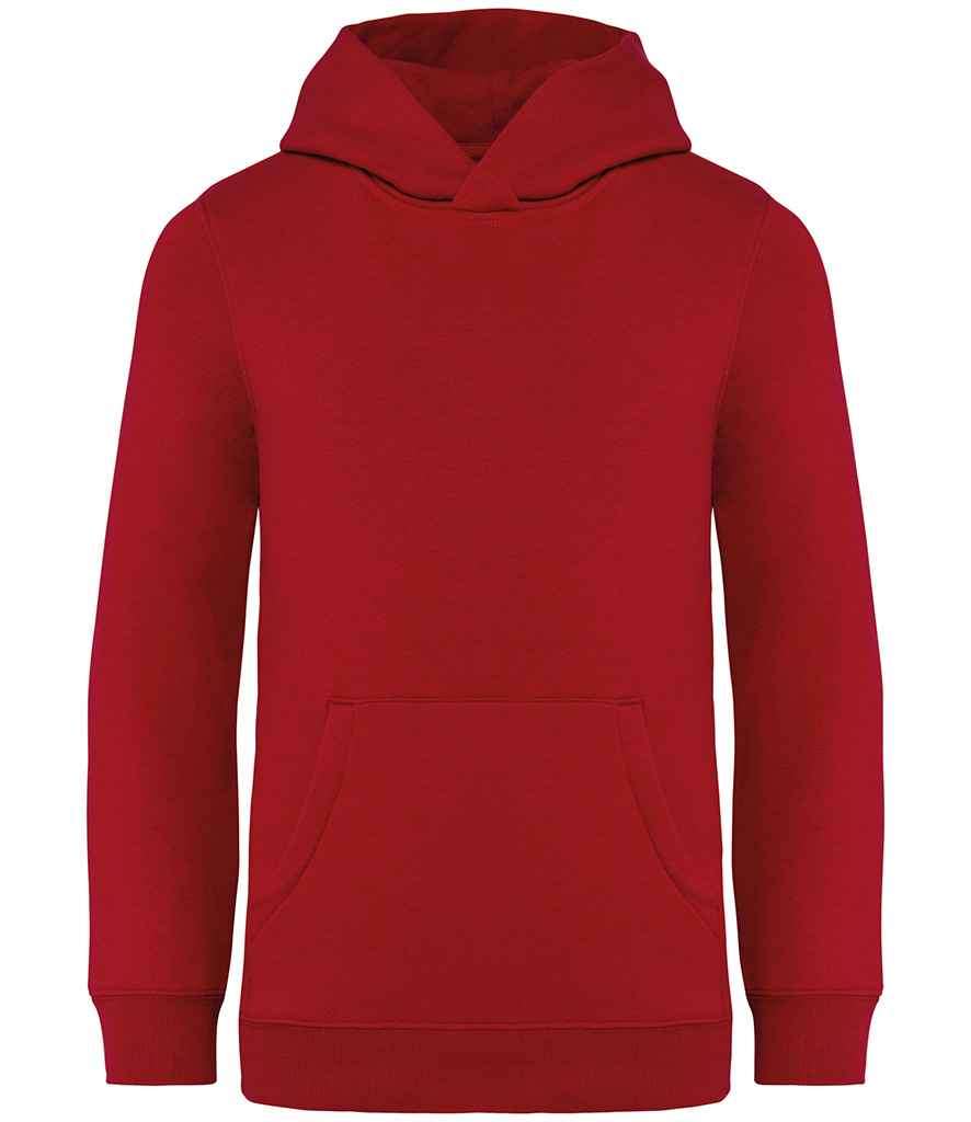 Native Spirit Kids Hooded Sweatshirt in Hibiscus Red