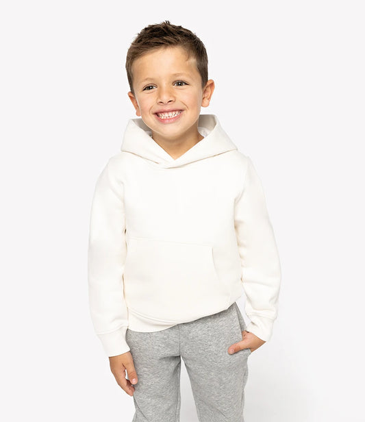 Native Spirit Kids Hooded Sweatshirt - Ivory - Model