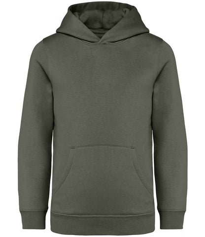 Native Spirit Kids Hooded Sweatshirt in Organic Khaki