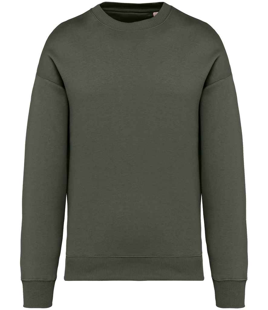 Native Spirit Unisex Oversized Sweatshirt in Organic Khaki