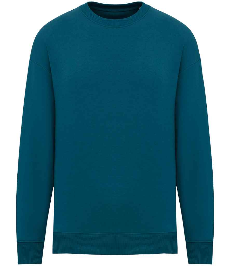 Native Spirit Unisex Oversized Sweatshirt in Peacock Green