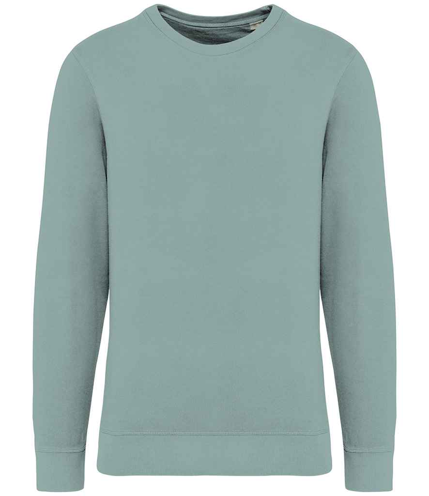 Native Spirit Unisex Terry 280 Sweatshirt in Washed Jade Green