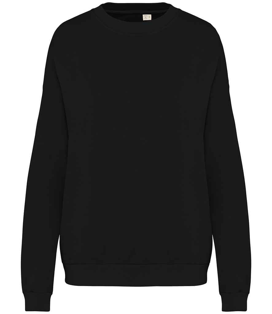 Native Spirit Unisex Terry 280 Oversized Sweatshirt in Washed Black