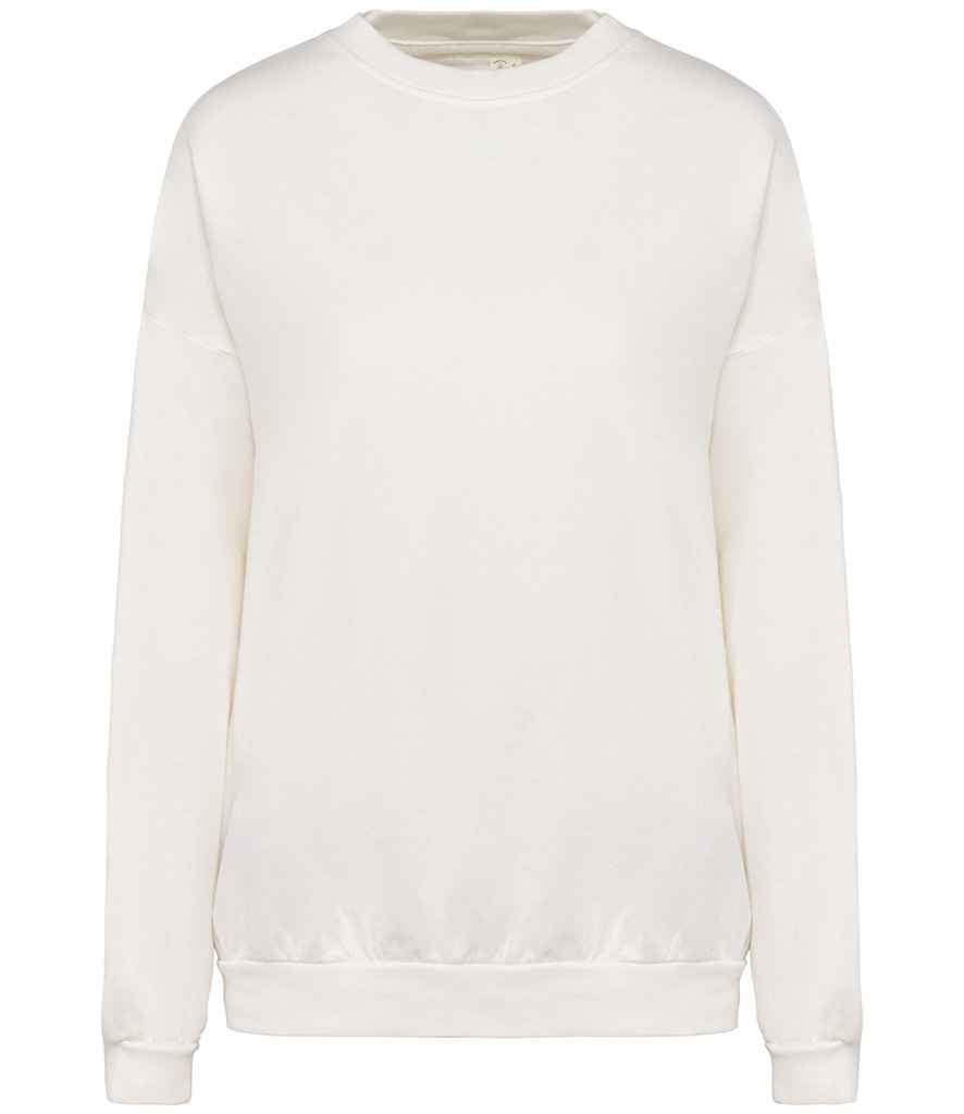 Native Spirit Unisex Terry 280 Oversized Sweatshirt in Washed Ivory