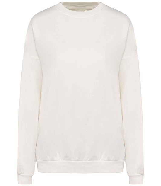 Native Spirit Unisex Terry 280 Oversized Sweatshirt in Washed Ivory