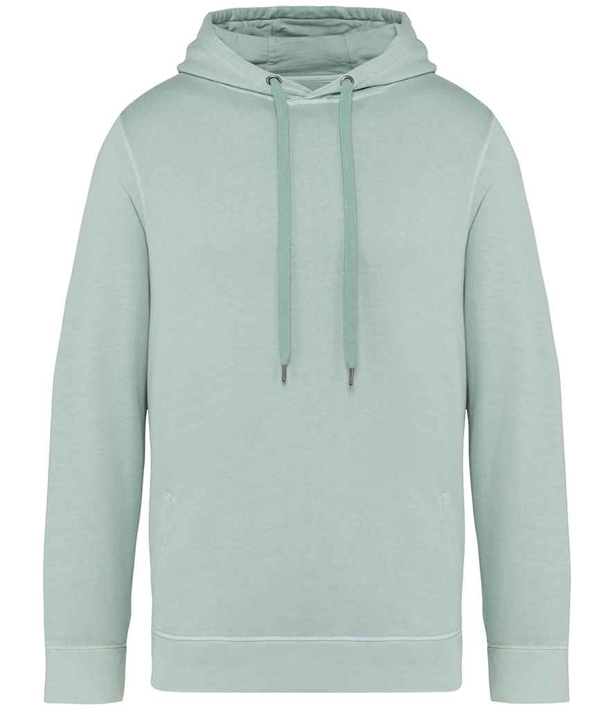 Native Spirit Unisex Terry 280 Hoodie in Washed Jade Green
